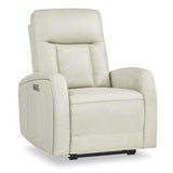 KISLOT Wall Hugger Power Recliner Chair with USB & Type-C Ports Faux Leather Recliner 135° Reclining Small Space Electric Sofa for RV Living Room Bedroom