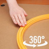 Bits and Pieces - Spinning 1500 Piece Puzzle Board with Drawers - The Original Jumbo Wooden Puzzle Plateau with Base Spinner - Tabletop Deluxe Jigsaw Puzzle Organizer (Jumbo Plateau with Spinner) Bits and Pieces