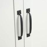 Sauder Miscellaneous Sewing/Craft Cart, L: 39.29" x W: 19.49" x H: 28.54", Soft White finish Sauder