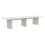 Pemberly Row Modern/Contemporary 12' Conference Table in Sea Salt Pemberly Row