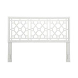 Comfort Pointe Chippendale White Wooden Headboard - King Size Comfort Pointe