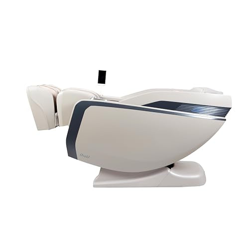 Osaki Monarch Full Body Massage Chair | Zero Gravity 3D SL-Track | Space Saving Technology Recliner| 9 Unique Auto Programs | Bluetooth Connection (LE Taupe) Osaki