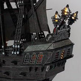 3D Puzzles for Adults Home Decor Pirate Ship Gifts for Men Women Model Kits Brain Teaser Puzzles for Adults Teacher Gifts,Queen Anne's Revenge 340 Pcs CubicFun