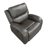 Lexicon Rocker Recliner Chair, Reclining Rocking Chair, Home Theater Reclining Seat, Manual Recliner Seat for Living Room, Nursery, Bedroom, Office, Apartment, Grey Lexicon