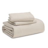 Bedsure Duvet Cover King Size with Fitted Sheet - 4 Pieces Prewashed Polyester Extra Soft Bedding Set, Includes 1 Duvet Cover 104''x90'' with Zipper Closure, 2 Pillow Shams, 1 Fitted Sheet, Linen Bedsure
