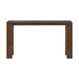 Alaterre Furniture Classic Solid Wood Console Table - 56 Inch Modern Farmhouse Entryway Table - Easy Assembly Living Room Furniture for Behind The Couch, Entryway, or Hallway (Brown) Alaterre Furniture