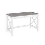 Alera ALEWSF4824GY 47.24 in. x 23.62 in. x 29.53 in. Farmhouse Writing Desk - Gray Alera