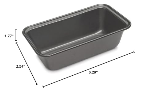 Cuisinart CMBM-4LP Mini Loaf Pan 4 Count (Pack of 1) Cuisinart