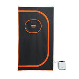 VEVOR Portable Steam Sauna Tent Full Size, 1000W Personal Sauna Blanket Kit for Home Spa, Detoxify & Soothing Heated Body Therapy, Time & Temperature Remote Control with Floor Mat, 2.9’x 2.9’x 5.25’ VEVOR