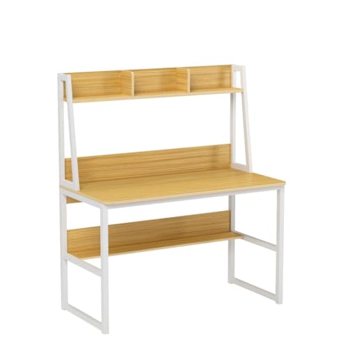 Tribesigns 47-Inch Space-Saving Computer Desk with Hutch and Open Bookshelf for Home Offices Tribesigns