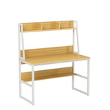 Tribesigns 47-Inch Space-Saving Computer Desk with Hutch and Open Bookshelf for Home Offices Tribesigns