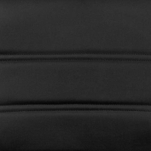 Flash Furniture Whitney Mid-Back Swivel LeatherSoft Desk Chair with Padded Seat and Armrests, Adjustable Height Padded Office Chair, Black Flash Furniture