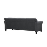 Lifestyle Solutions Harrington Sofa in Grey, Dark Grey LifeStyle Solutions