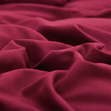 Luxlovery Burgundy Comforter Set Twin Maroon Dark Red Bedding Comforter Set Wine Red Soft Breathable Durable Blanket Quilts 3 Piece Burgundy Bedding Set for Teens Kids Twin Bed Luxlovery