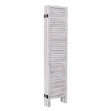 Giantex 6 Panel Wood Room Divider, 5.6 Ft Tall Oriental Folding Freestanding Partition Privacy Room Dividers Screen for Home, Office, Restaurant, Bedroom (White) Giantex