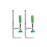 MICROJIG Matchfit DVC-850AP 2-In1, Track And In-Line Dovetail Clamp, 2-Pack, Green MICRO JIG
