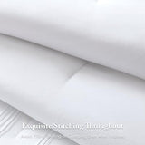 Madison Park Essentials Striped Comforter Set Twin XL, 5 Pieces Modern Minimalist Jacquard Bedding Set for All Season, Bed in A Bag with Sheet Set and Soft Brushed Reverse, Lightweight White Madison Park Essentials