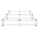 Superay Metal Bed Frame, 9-Leg Bed Base, 8 inches Support for Box Spring, Full, Easy Assembly, White Superay