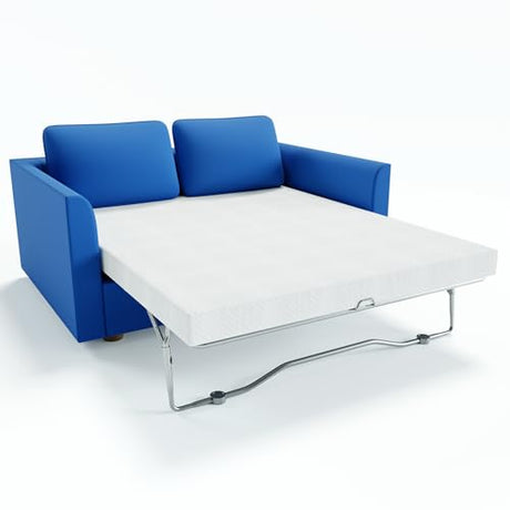 Rhyme source 4.5 Inch Cold Gel Memory Foam Mattress Replacement for Sleeper Sofa and Couch Beds - Full Size CertiPUR-US Certified (Sofa Not Included) Rhyme source
