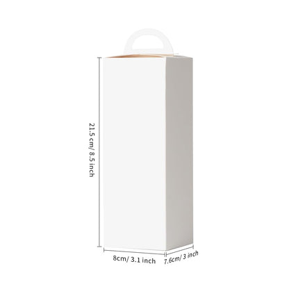 PYD Life 20 Pack Sublimation Tumblers 20 OZ Gift Boxes Blanks Matte White 3.15" x 3" x 11.8" 20 OZ Sublimation Skinny Tumblers Packing Boxes Blanks for Heat Press Transfer