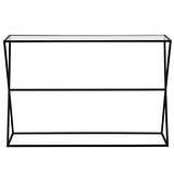 Sabrina 45'' Wide Rectangular Console Table in Blackened Bronze Henn&Hart