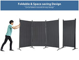 Room Divider, 3 Panel Portable Privacy Screen with Metal Frame, Freestanding Fabric Room Dividers and Folding Privacy Screens for Home Office Dorm Separation, Dressing Screen Classroom Dividers Haiput Wam