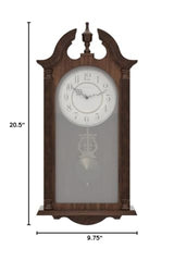 Bulova C1517 Saybrook Wall Clock, Brown Cherry Bulova