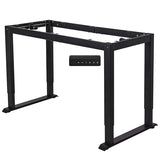 Fromann Electric Standing Desk Frame, 4-Leg Dual Motor Adjustable Standing Desk Legs for Max 70'' x 29.5'' Desktop,Heavy Duty 220lb Load Capacity for Home Office, Frame Only Fromann