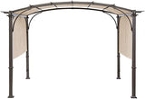Universal Doubleton Steel Pergola Replacement Cover for Pergola Structures L-PG080PST, 85''x 208'' (Beige) ontheway