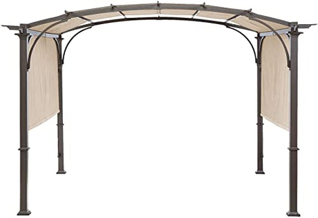Universal Doubleton Steel Pergola Replacement Cover for Pergola Structures L-PG080PST, 85''x 208'' (Beige) ontheway