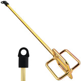 AYZOTEK Paint Mixer for Drill, 1-5 Gallon Bucket, Paint Stirrer for Drill, Zinc Plated, Rust-Free & Easy to Clean, Fits All Standard Drills - For Mixing Paint, Resin, Epoxy & Concrete (Medium Head) AYZOTEK