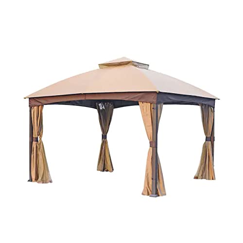 Garden Winds Replacement Canopy Top Cover Compatible with The Gazebo TPGAZ2303D TPGAZ2403-A-C - Riplock 350 Garden Winds