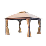 Garden Winds Replacement Canopy Top Cover Compatible with The Gazebo TPGAZ2303D TPGAZ2403-A-C - Riplock 350 Garden Winds