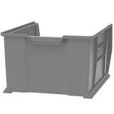 Akro-Mils 30289 Super-Size AkroBins Plastic Storage Bins, Space-Saving Stackable Bins for Garage, Classroom, Warehouse Organization, 24-Inch L x 18-Inch W x 12-Inch H, Grey, 1-Pack Akro-Mils