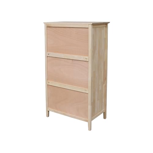 International Concepts Dresser with 5 Drawers ,Unfinished IC International Concepts