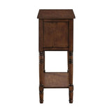Convenience Concepts Kendra Entryway Hall Table 23.75" - 3 Storage Drawers, Traditional Console with Shelf for Decor, Office & Hallway Organizer, No Tools Assembly, Solid Wood Legs, Dark Oak Convenience Concepts