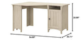 Bush Furniture Salinas 55 Inch W Corner Desk with Storage Cabinet, Antique White (SAD155AW-03) Bush Business Furniture