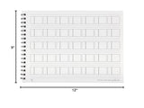 HG Art Concepts Painters Color Diary - 9x12", 140lb Spiral-Bound Acid-Free Color Swatch Book with 10 Pages for Watercolor & Mixed Media - Single HG Art Concepts
