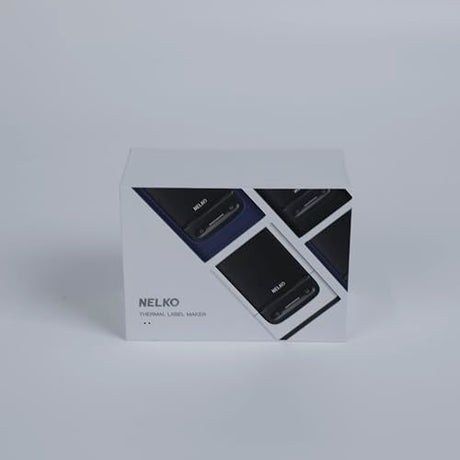 Nelko Label Maker Machine with Tape, PM220 Bluetooth Label Printer, 2 Inch Portable Thermal Printer for Small Business, Address, Logo, Clothing, Sticker Printer for Phones & PC, 1 Count, White Nelko