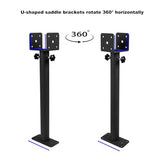 Wpbhk 3Pcs Roof Riser Brackets Kit, Roof Mount Brackets, Pergola Roof Beam Brackets, 3-1/2" Saddle Black Riser Wpbhk