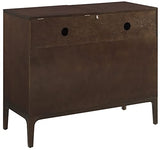 Crosley Furniture Asher Media Console and Record Player Stand with Storage for Vinyl Records, Dark Brown Crosley Furniture