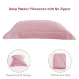 NookZuzu 3 Piece Toddler Sheet Set,Pink Basics Bed Sheet Set for Toddler,Microfiber 3-Piece Sheet Set Soft Breathable Crib Bedding Set for Kids,Includes Flat Sheet, Fitted Sheet, Pillowcase NookZuzu