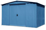 Arrow Classic Steel Storage Shed, 10x8, Blue Grey Arrow
