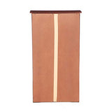 SEI Furniture Window Pane Storage Adjustable Shelves Display Cabinet, 47.75" H x 26.25" W x 9.5" D, Cherry SEI Furniture