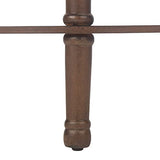 Safavieh Home Collection Tinsley Brown Half Moon Console Table CNS5723C SAFAVIEH