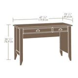 Sauder Shoal Creek Computer Desk, Jamocha Wood finish Sauder