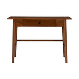 Linon Melissa Mid-Century Walnut Desk, 42" W x 19" D x 30" H Linon
