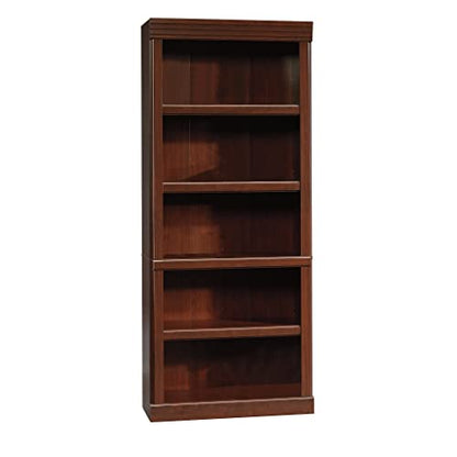 Sauder Heritage Hill Library/Book shelf, L: 29.80" x W: 12.99" x H: 71.26", Classic Cherry finish - WoodArtSupply