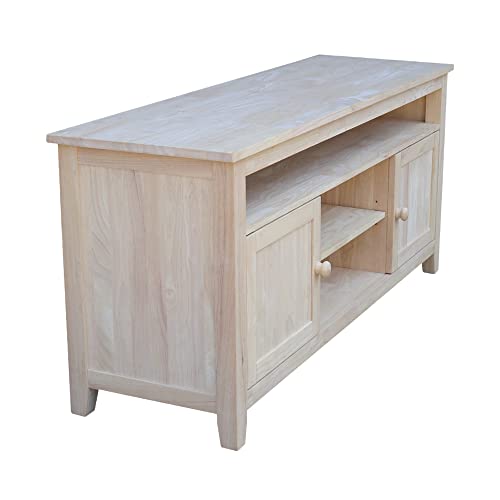 International Concepts TV Stand with 2 Doors, 1 Shelf and 2 Cabinets IC International Concepts
