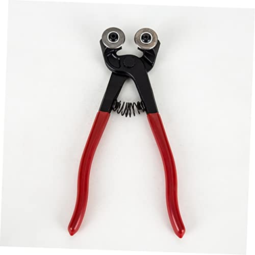 HOUDERCO 1pc Mosaic Glass Tile Cutter Pliers Trimmer Laminate Clippers Stick Tile Tiles Tile Stickers Small Tile Cutter DIY Manual Round Pliers Stainless Steel Cutter Pliers HOUDERCO